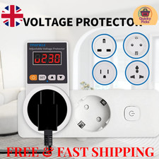 Automatic Voltage Protector Socket AC 220V 16A Adjustable Power Surge Protector