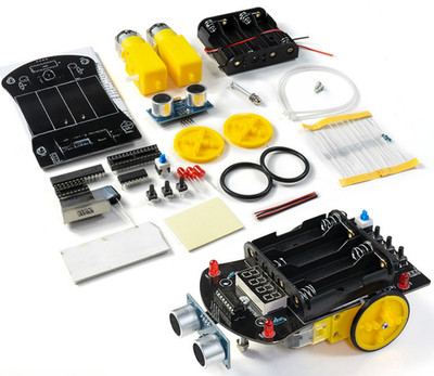 DIY Hindernisvermeidung Roboter Auto Kit mit Sensor Reichweite 0 bis 2,55 m für