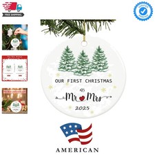 Our First Christmas Married Ornament 2025,Just Married Christmas Ornament as ...