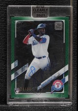 2021 Topps Clearly Authentic Auto Green 74/99 Sherten Apostel #CAA-SA Auto 02d2
