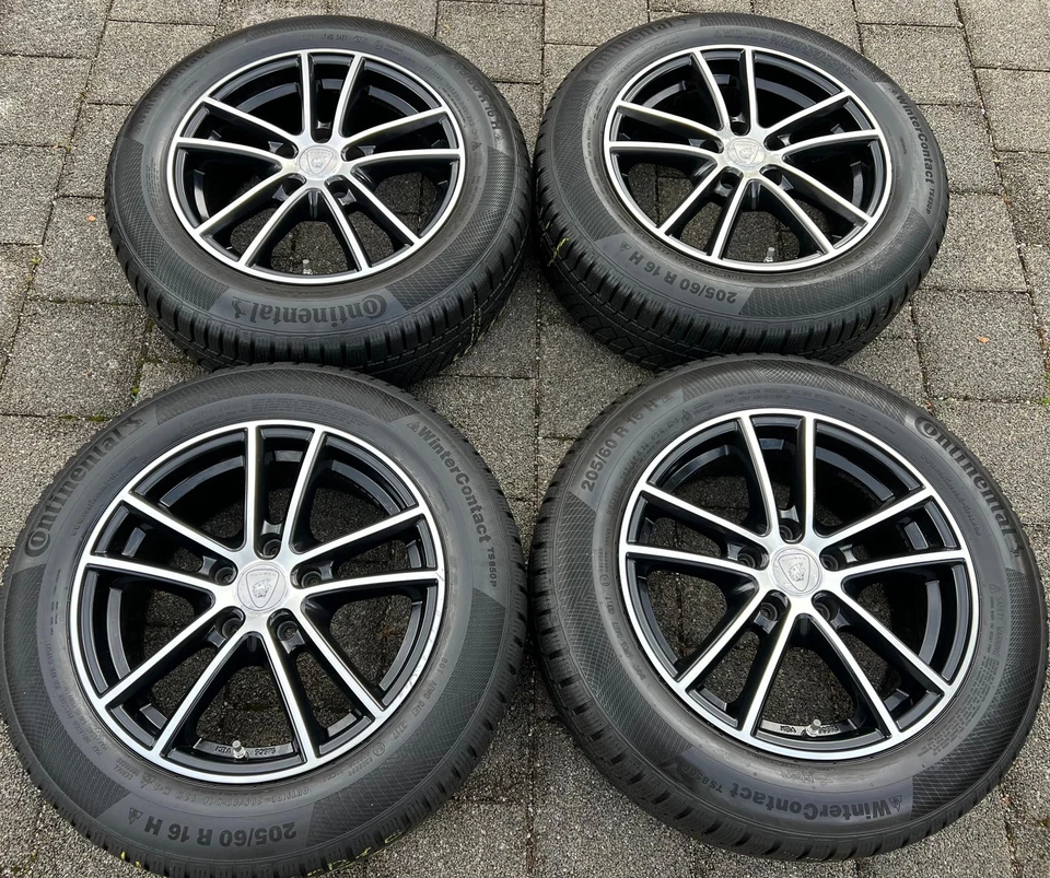 4 ALU WINTERRÄDER BMW 2ER REIHE ACTIVE TOURER F45 F46 205/60R16 92H RDKS - Bild 2 von 4