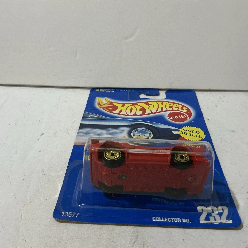 1991 风火轮兰博基尼 Countach 收藏家 #232 金牌速度红色复古 — 第 4/4 张图片