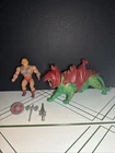 He-Man & Battle Cat 100% Complete Vintage 1981 Soft Head Taiwan Action Figure