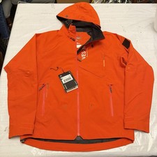 Zhik INS-200 Waterproof Jacket Fire Red Sz Large Taped Seams 200 Retail    