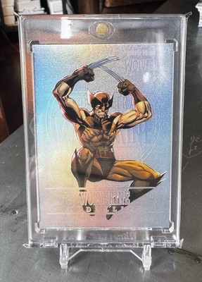 2023 Fleer Ultra Marvel Wolverine #M-48 Wolverine Platinum Medallions /100
