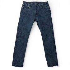 Levi's 502 Taper Leg Jeans Mens Actual Size 34x32 Blue Denim 29507-0005