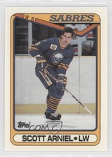1990-91 Topps Tiffany Scott Arniel #324 0a7