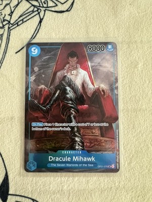 Dracule Mihawk OP01-070 PRE-ERRATA (Alternate Art) One Piece Card Game LP