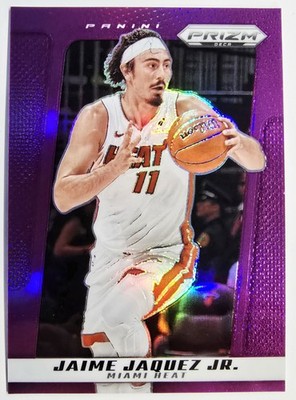 2024-25 Panini Prizm Deca #32 Jaime Jaquez Jr. Purple Prizms /99 Heat   