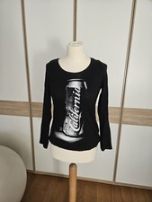 Einstein Newton Sweatshirt Longsleeve Größe XS Schwarz Bio Baumwolle 