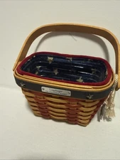 Longaberger 2001 Hostess Appreciation Basket America Inaugural Fabric Protector