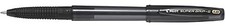 Pilot Oil-Based Ballpoint Pen, Cap Type, 10mm, Medium Nib, Black Barrel, Black L