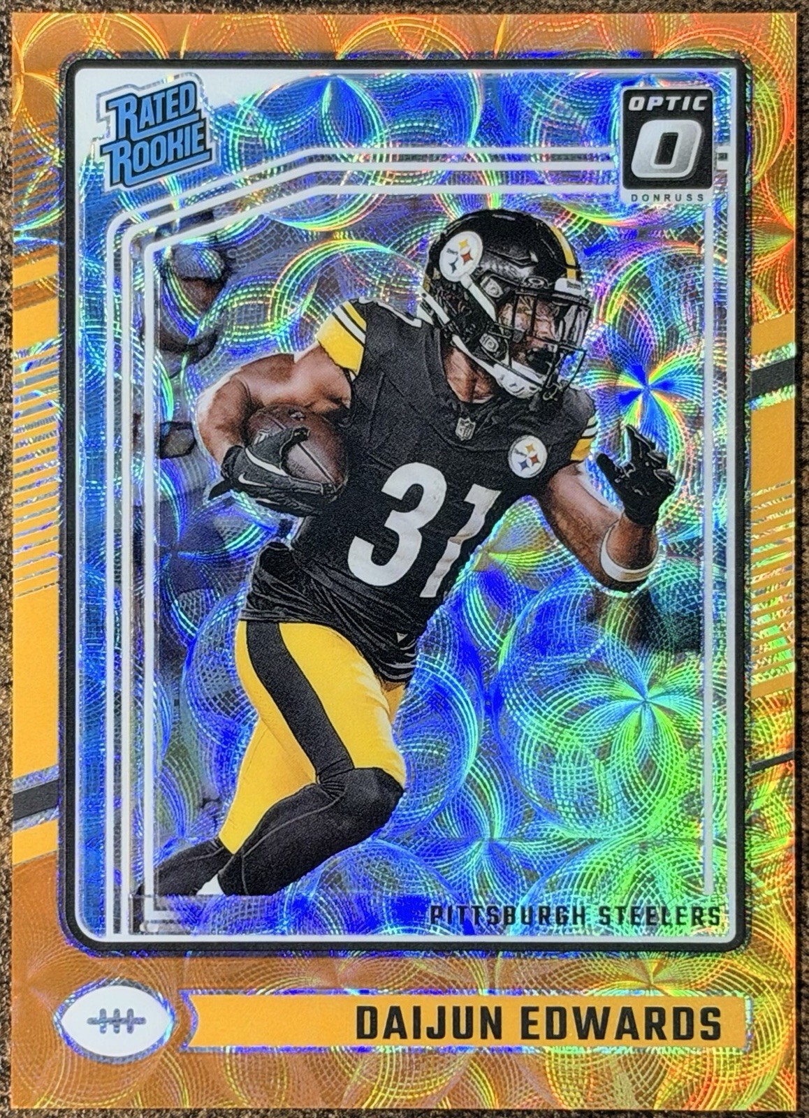 Daijun Edwards 2024 Donruss Optic Rated Rookie Orange Scope #48/79 #223