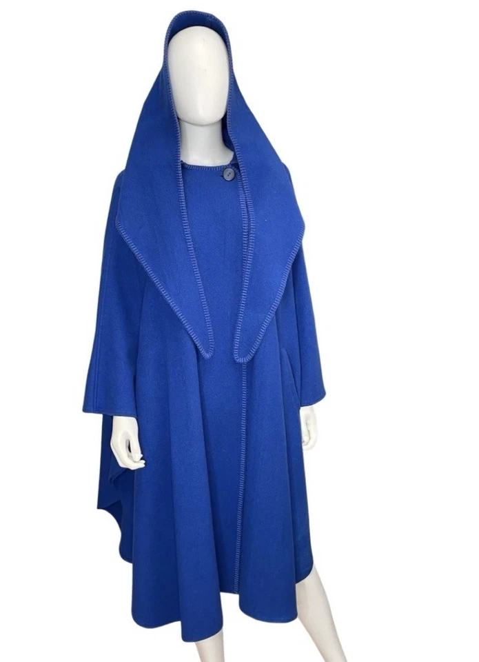 Dani Colby Wool Blend Cape Coat  - Image 3 of 4