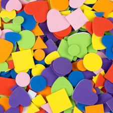 Foam Stickers 750 PCS, Self Adhesive Craft Shapes for DIY Cute Self Adhesive S