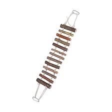 Bird Rope Ladder Wood Bridge for Reptiles Rodent Parrot Perch Wooden Stand