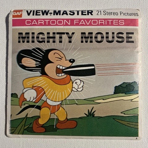 View-Master MIGHTY MOUSE - B526 - 3 Reel Set + Booklet (V4) - Picture 1 of 10