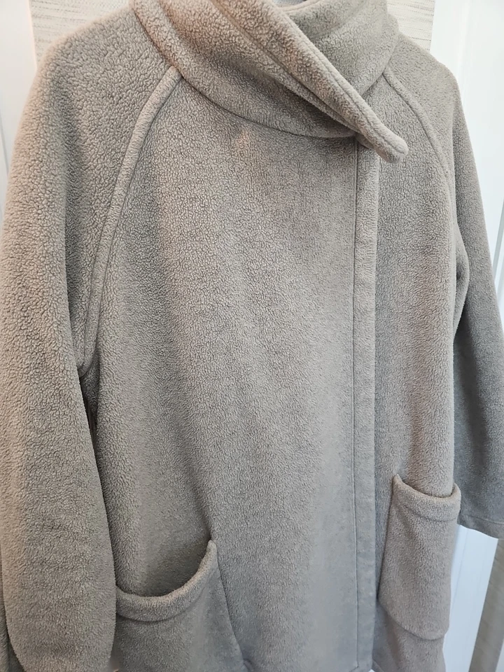 Abrigo de coche James Perse manga larga para mujer talla 4. Gris Yosemite Foto 2 de 4