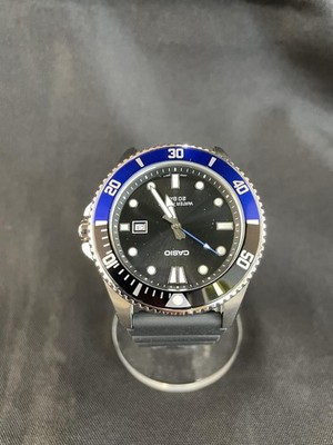 だ*ず様 CASIO MDV-107D-8AV WR 200M シルバー ダイヤ MDV-107D-8AV | CASIO