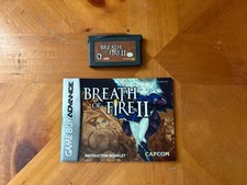 Breath Of Fire 2 Game With Manual For Nintendo GBA Game Boy Advance