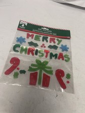 Christmas gel stickers for house