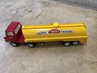 Tonka Super Tanker Semi-Truck 1970's Pressed Steel / Plastic Red/Yellow