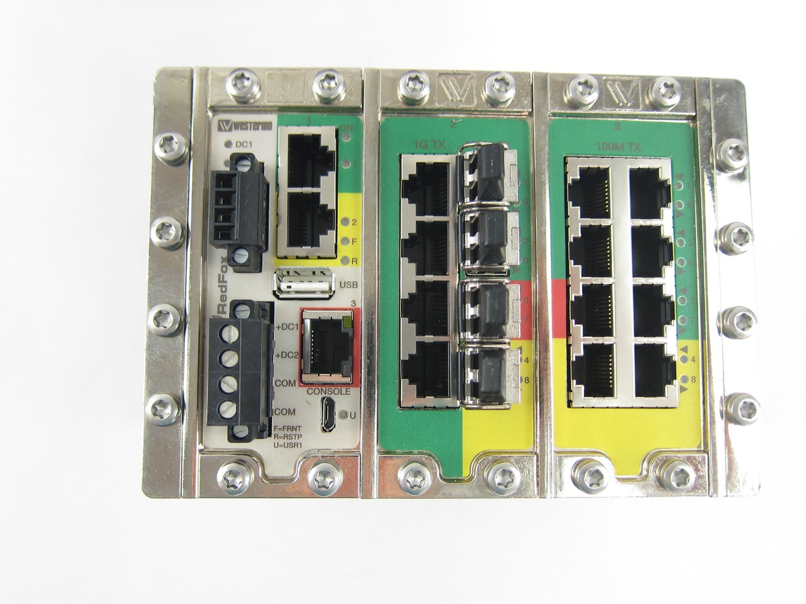 NEW Westermo RFI-219-F4G-T7G-ABB-FM Industrial Routing Switch 3649-0173