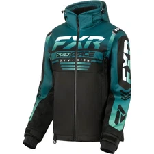 FXR Womens RRX Snowmobile Jacket Omni-Stretch Thermal Dry/Flex Mint/Ocean/Black