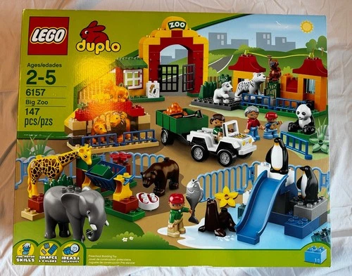 **RARE**LEGO Duplo 6157 Big Zoo Sealed Retired Brand NEW!!! Factory sealed!