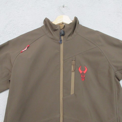 Badlands Transport Jacket Mens Medium Brown Olive Softshell Fleece Lined Hunting - Picture 3 of 21