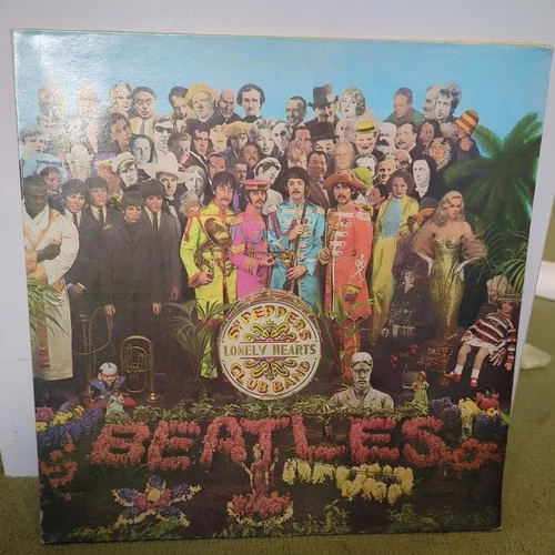 The Beatles Sgt. Pepper's Lonely Hearts Club Band 1980s UK Reissue Vinyl HTM