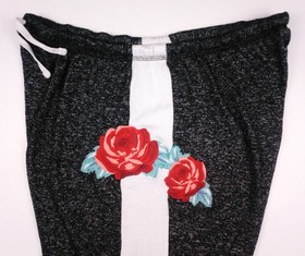 Victorias Secret VS PINK Lightweight Knit Sleep Lounge Sweat Pants Black Large L