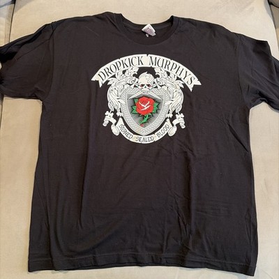 NWOT - Dropkick Murphys - Signed And Sealed In Blood - Double Sided T Shirt - XL