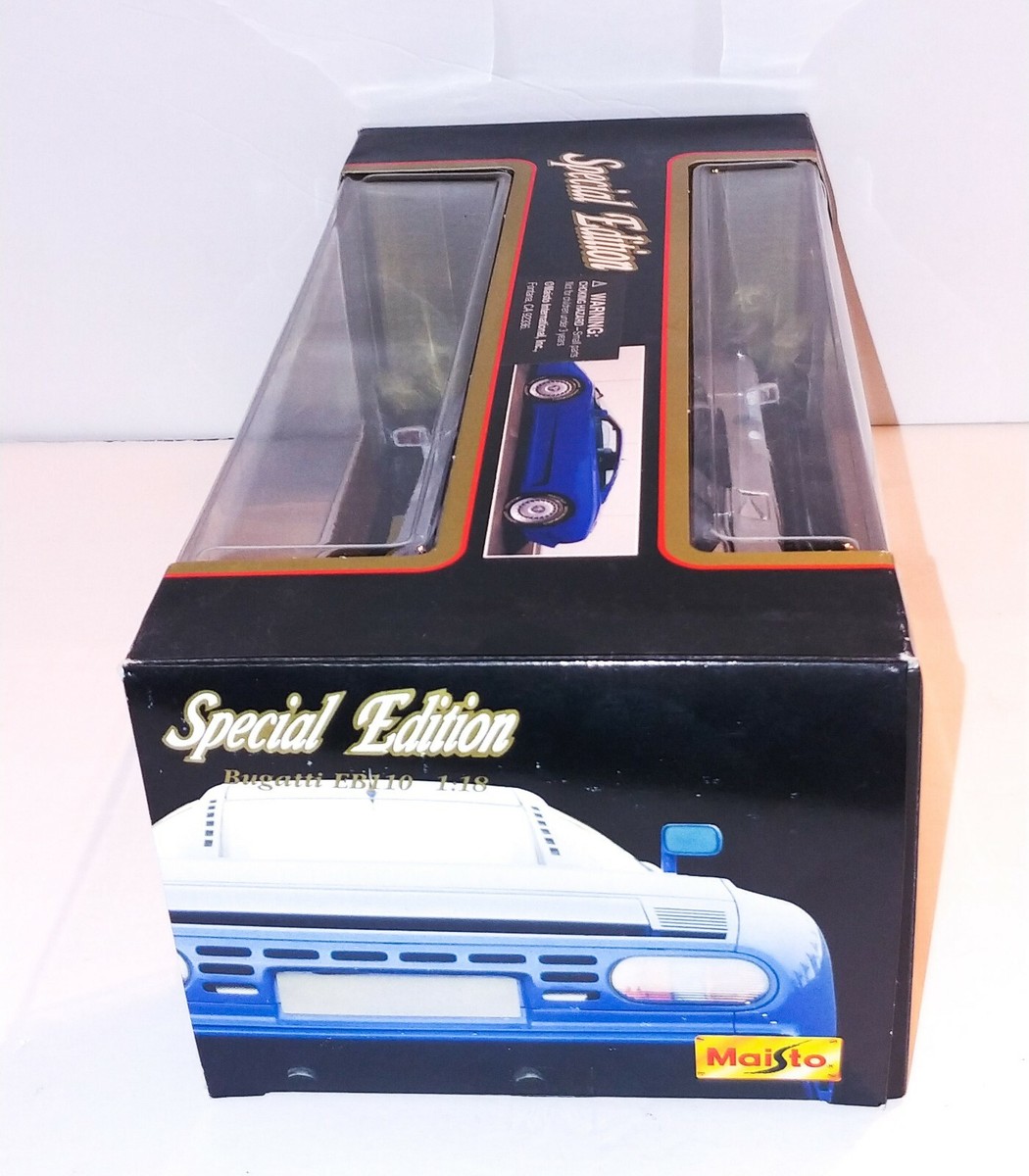 1992 Bugatti EB110 - Silver 1:18 Scale | Maisto Special Edition