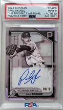 2024 Bowman - Chrome Prospect Auto Pearl Rfctr #CPA-PS Paul Skenes /10 