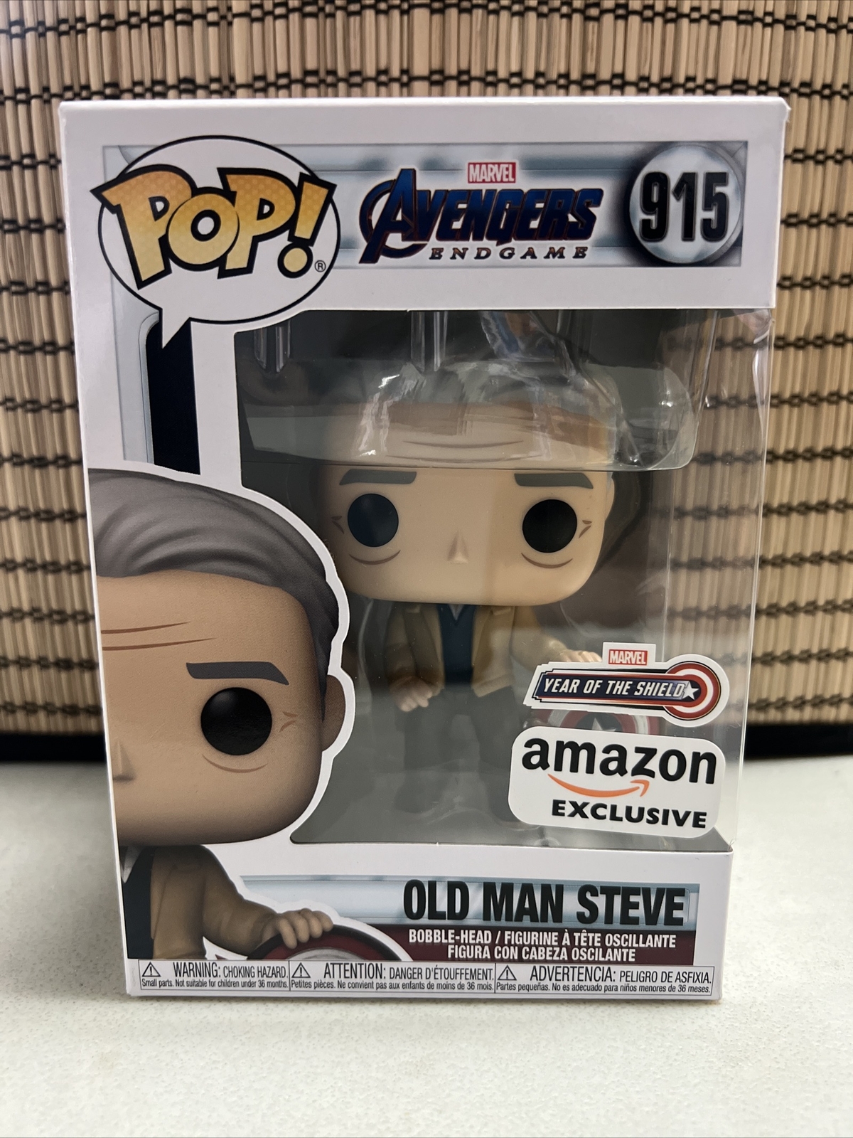 En Oferta Funko Pop! Figura Vinilo Marvel Avengers End Game Old Man Steve #915 (Amazon Exc)