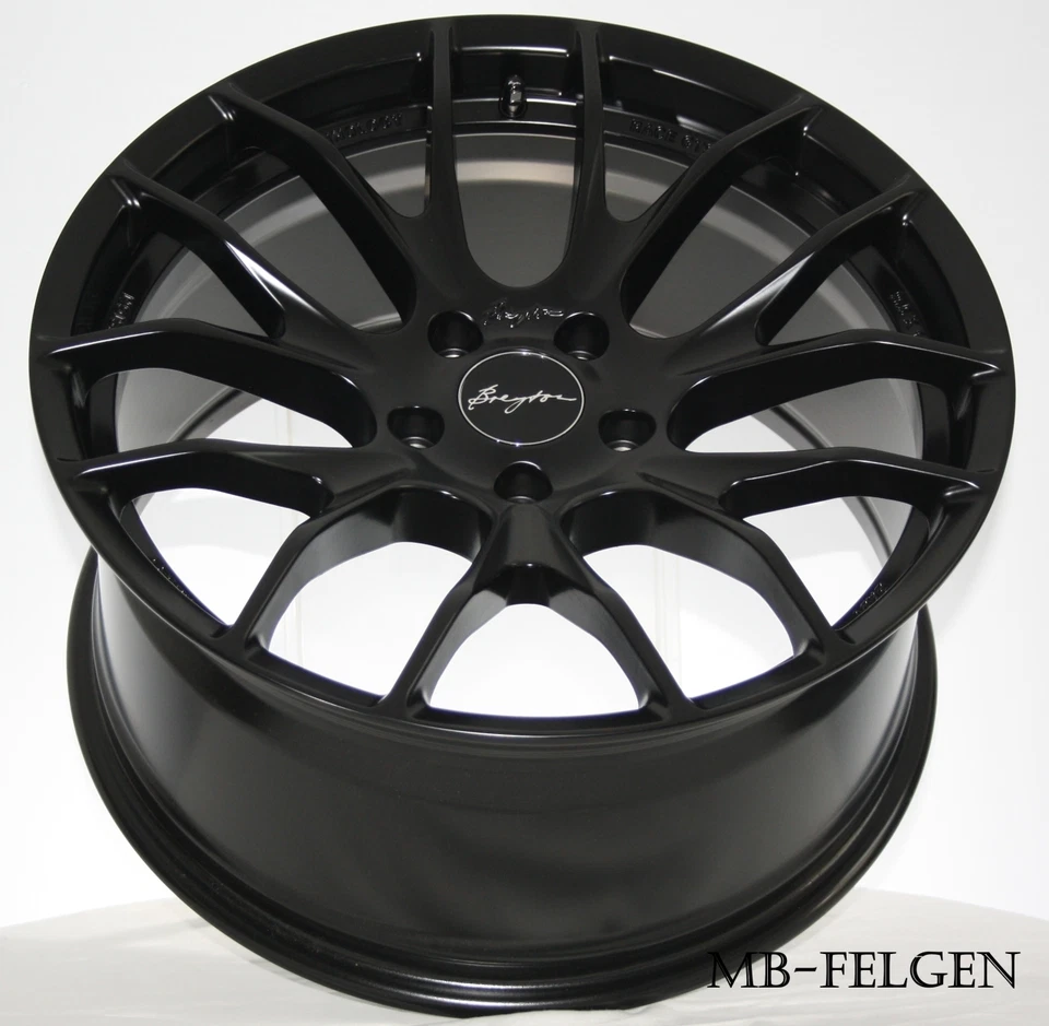 Breyton Race GTS 2 Matt black in 19 Zoll + Conti BMW 3er F30 F31 4er F32 F33 - Bild 3 von 4