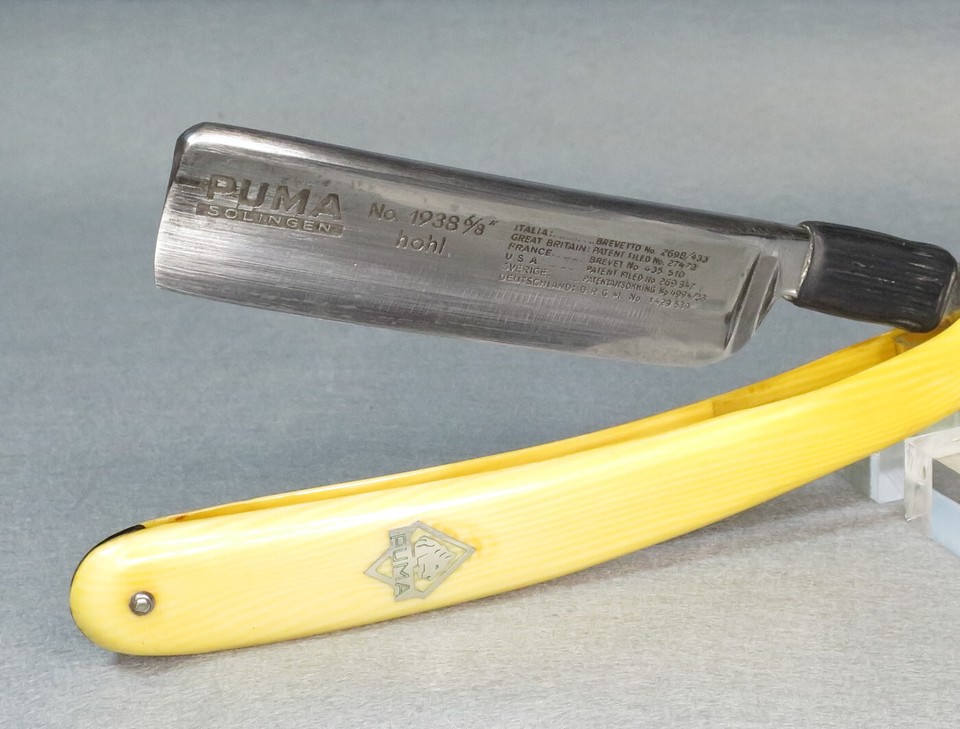 PUMA 1938 6/8 SOLINGEN GERMANY Straight Razor #R773 | eBay