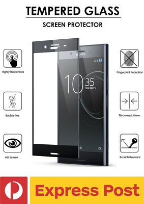 Sony Xperia XZ 9H Full Glue Coverage Tough Tempered Glass Screen Protector