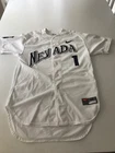 Game Worn Used Nevada Wolfpack Baseball Jersey Nike Size 44 #1