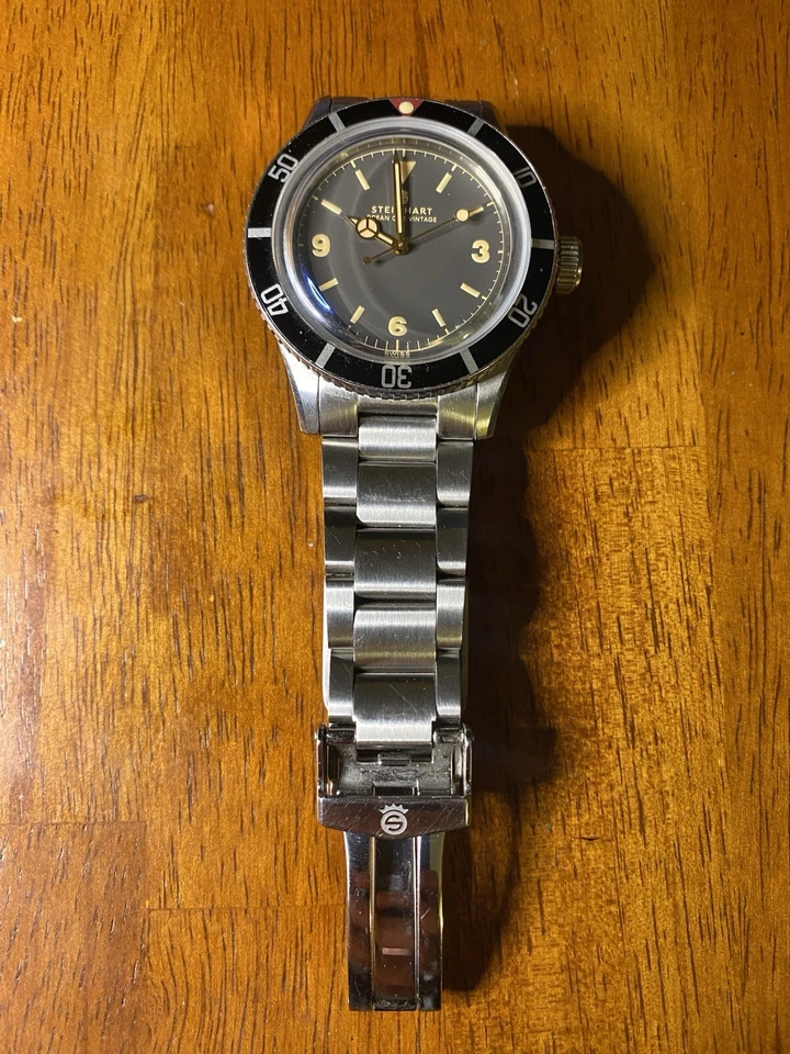 Steinhart Ocean One Vintage Swiss Automatic Men's Watch, No Original Box - Image 3 of 4