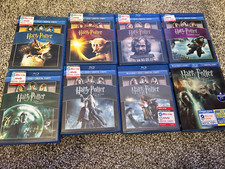 Lot of Harry Potter Blu-ray DVD  s All 8 Movies -Excellent Condition-Collectors