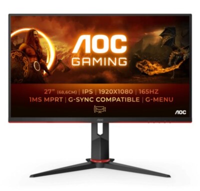 AOC 165Hz Gaming Monitor 27G2SPAE/BK 27