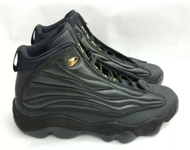 jordan pro strong black and gold release date