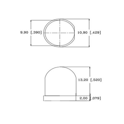 5 x Bianco Lampeggiante Precablati 10mm LED