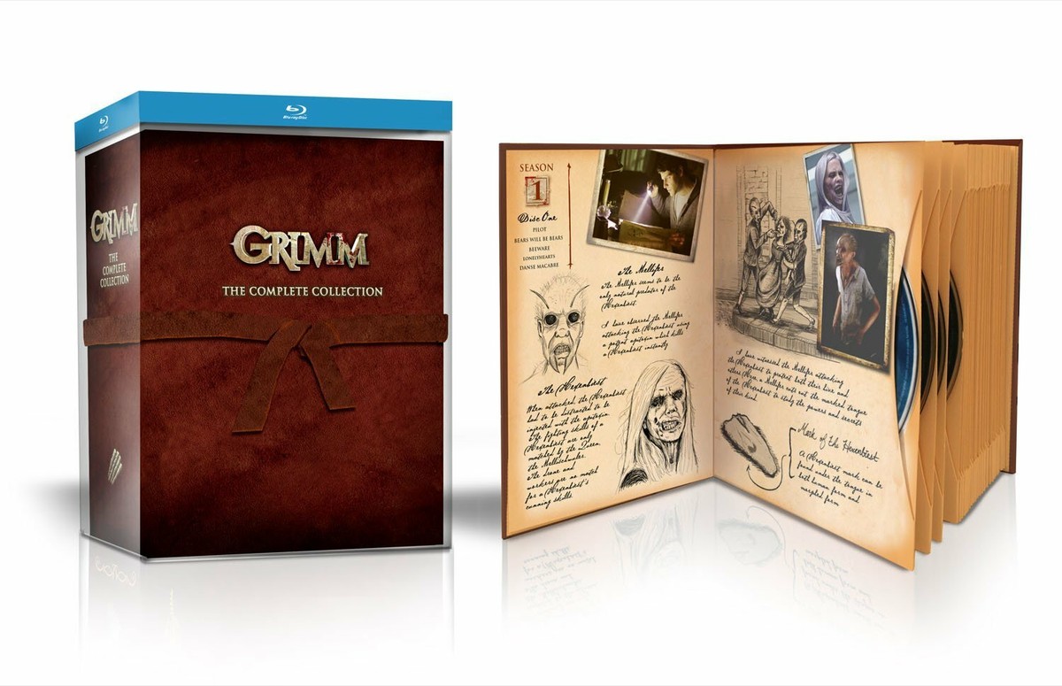 GRIMM The Complete Series Collection(Blu-ray 28-Disc Box Set,2017