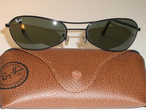 VINTAGE B\u0026L RAY BAN W2383 SHINY BLACK 