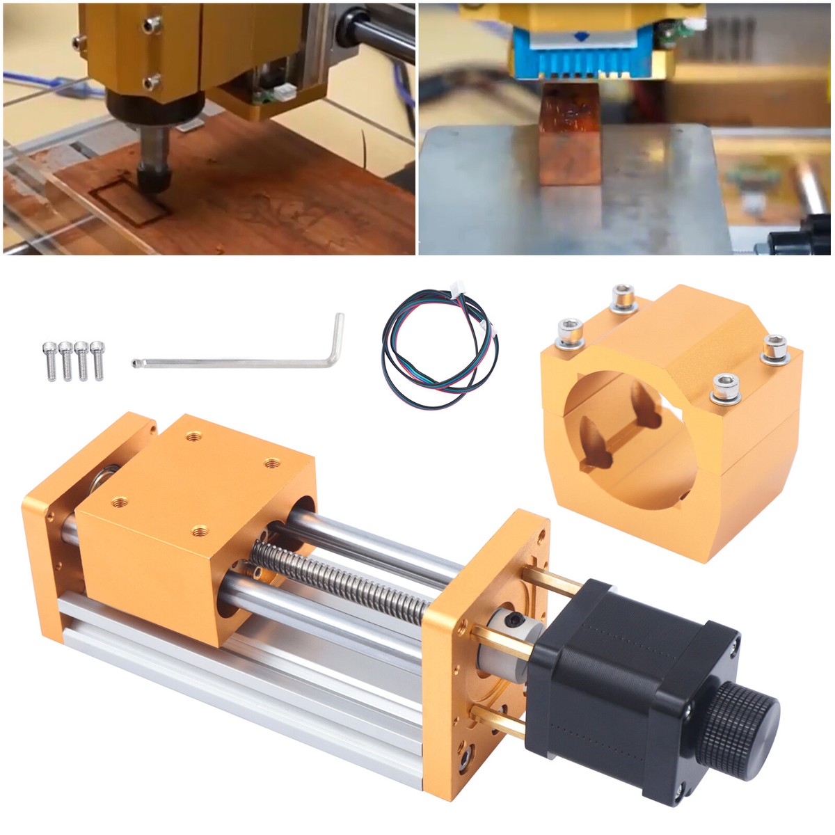CNC3018plus Metal CNC Z Axis Stroke 85mm w/ Stepping Motor
