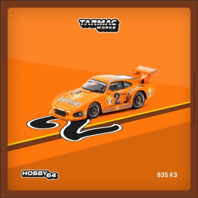 Tarmac Works 1:64 935 K3 DRM 1980 Jagermeister Race No2 Model Car
