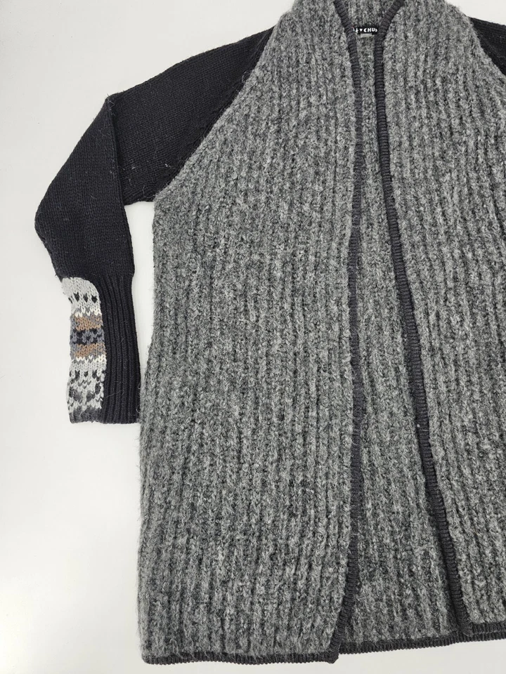 Suéter Smartwool Chup Mujer Grande Frente Abierto Pesado Cárdigan Orgánico - Foto 2 de 4